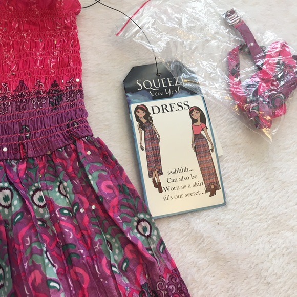 NWT girls squeeze boutique boho dress‎ - Picture 4 of 8